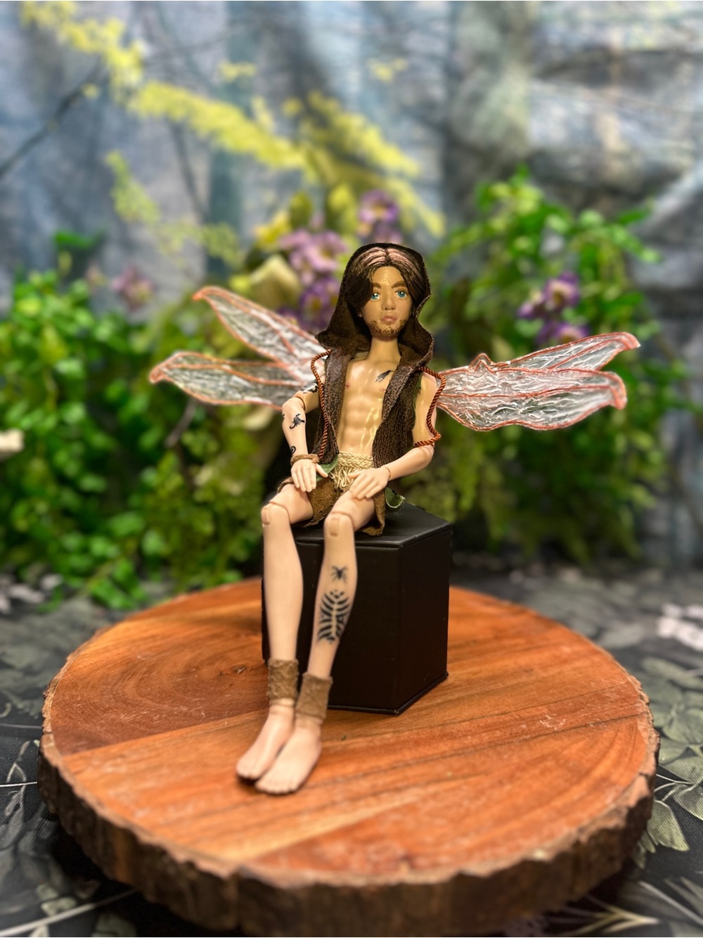 ✨ Rowan – OOAK Forest Fairy Art Doll ✨